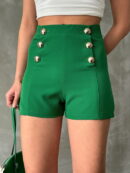 Wholesale Shorts WithOrnament Buttons - Topshow - Globality Store - Women Clothes Wholesale Turkey