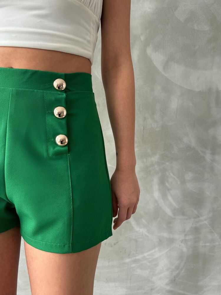 Wholesale Shorts WithOrnament Buttons
