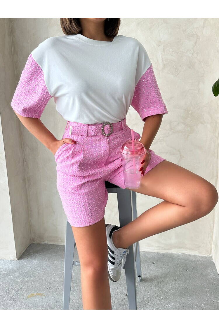 Sleeve Detailed T-Shirt