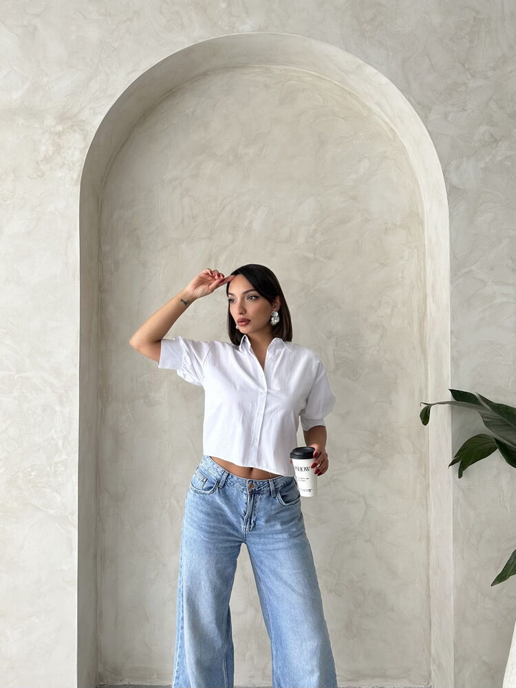 Back Butterfly Detailed Shirt