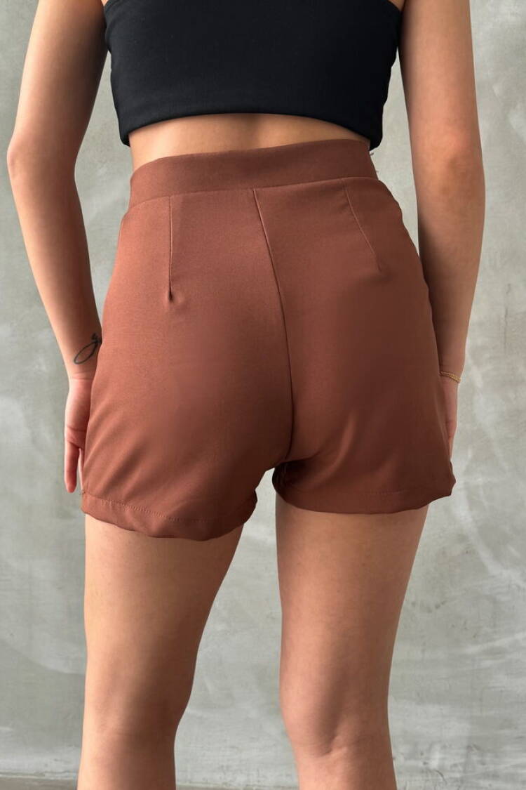 Ornamental Buttoned Shorts