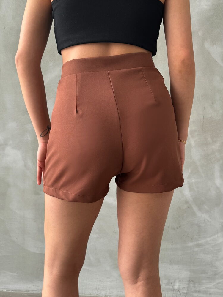 Ornamental Buttoned Shorts