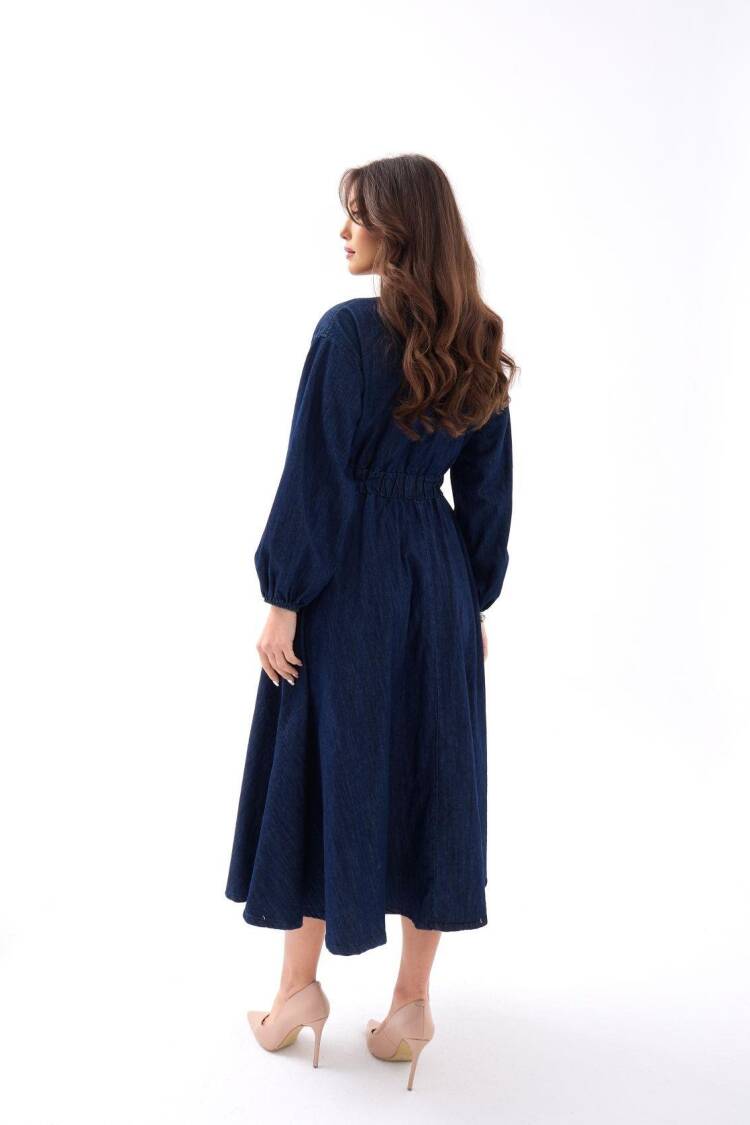 Denim Dress - Blue