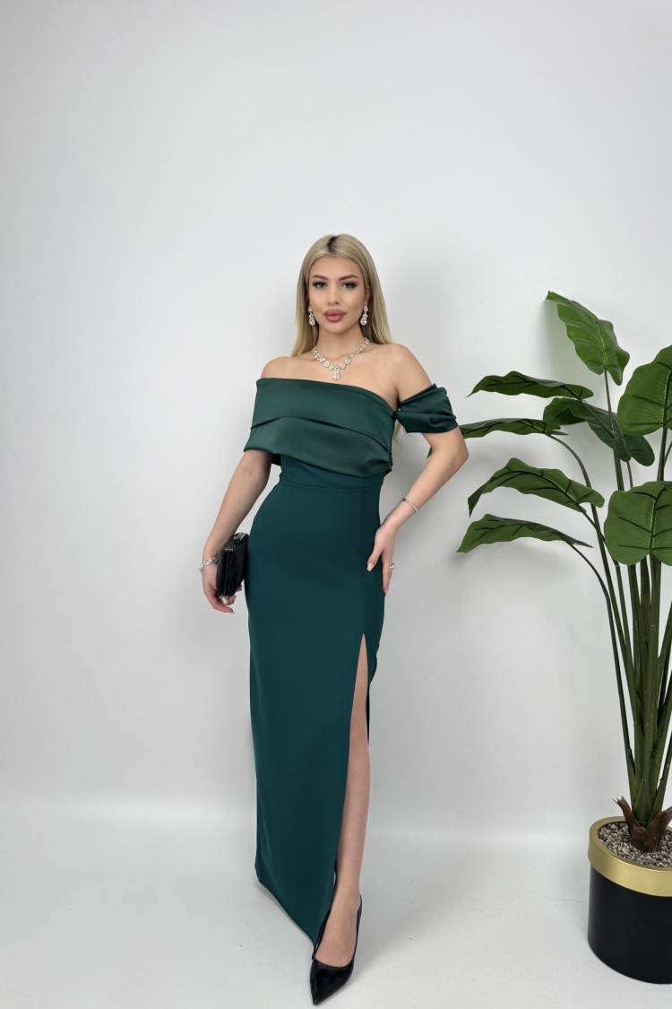 Gögüs Satin Dress - Miss Janell - Globality Store - Women Clothes Wholesale Turkey