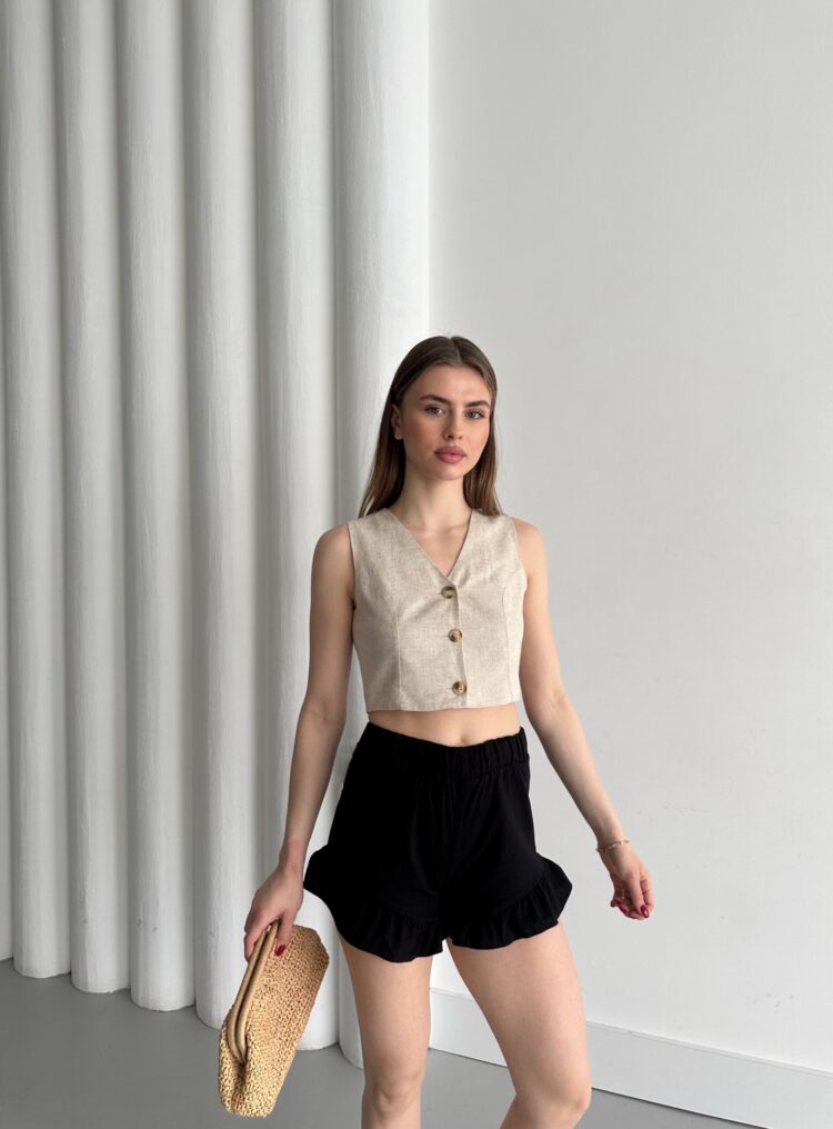 Pleated Shorts