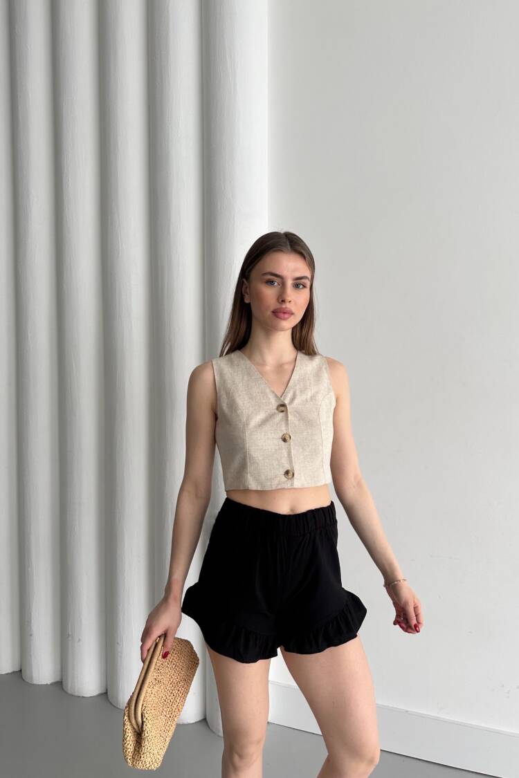 Pleated Shorts