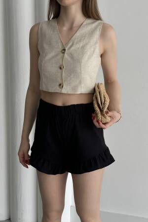Pleated Shorts - My Fashion - Globality Store - Women Clothes Wholesale Turkey