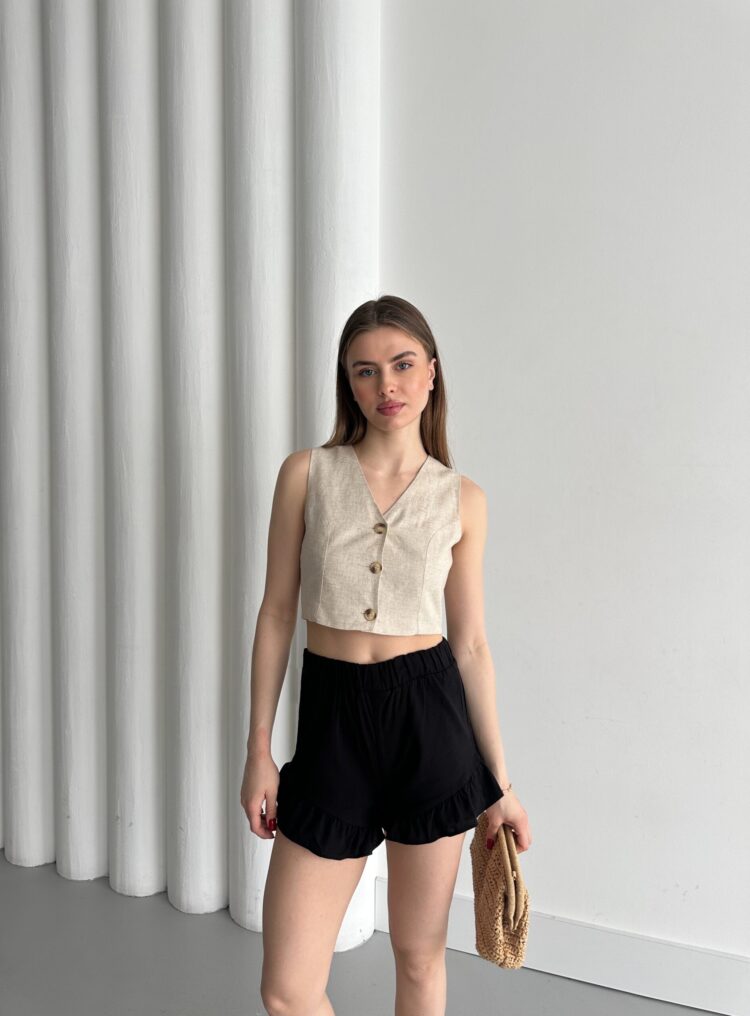 Pleated Shorts