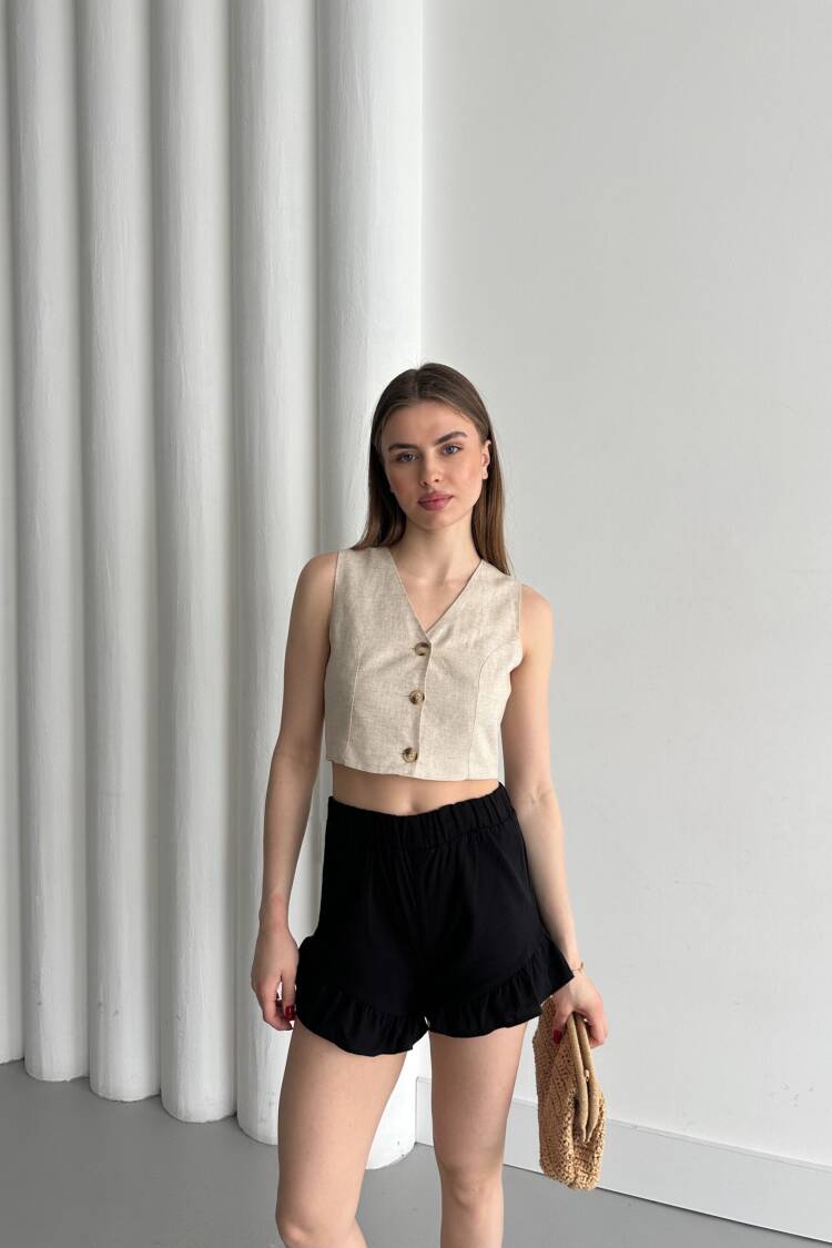 Pleated Shorts