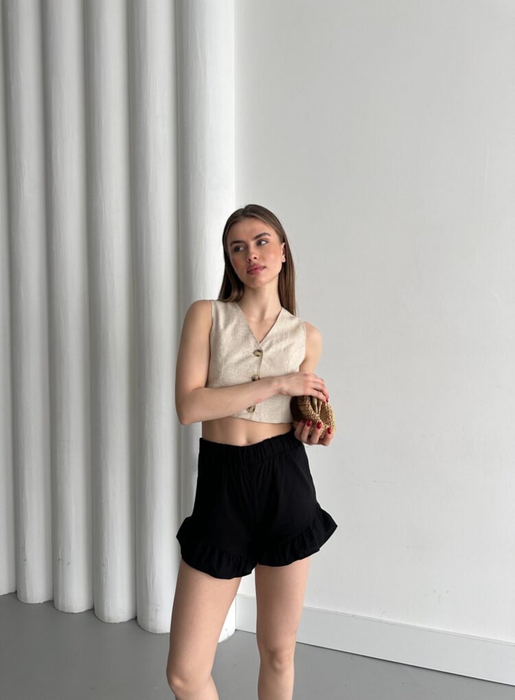 Pleated Shorts