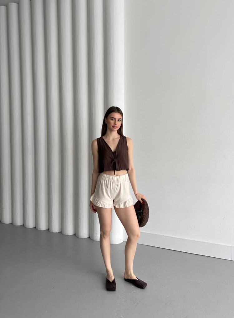 Pleated Shorts