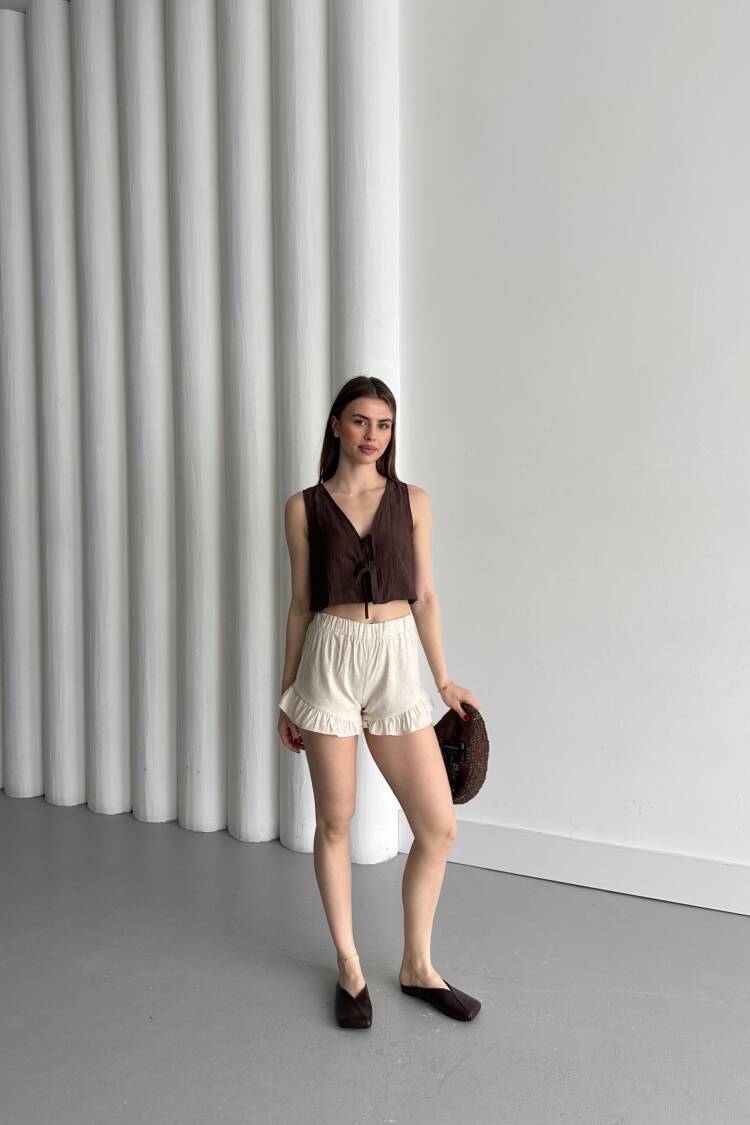 Pleated Shorts