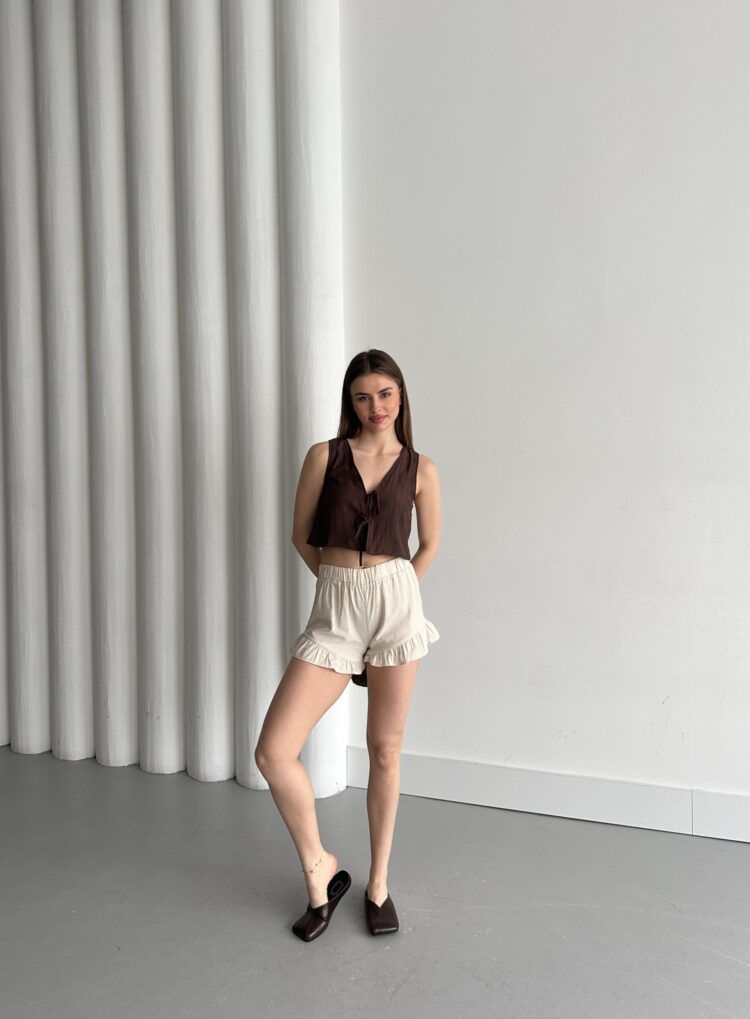 Pleated Shorts