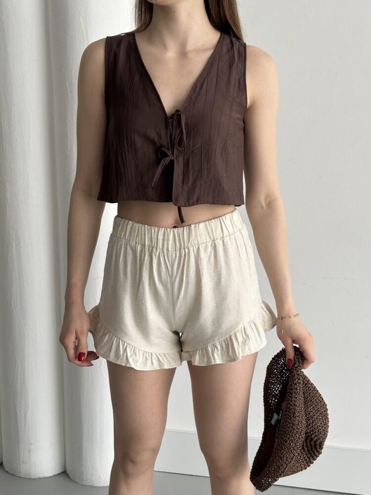 Pleated Shorts