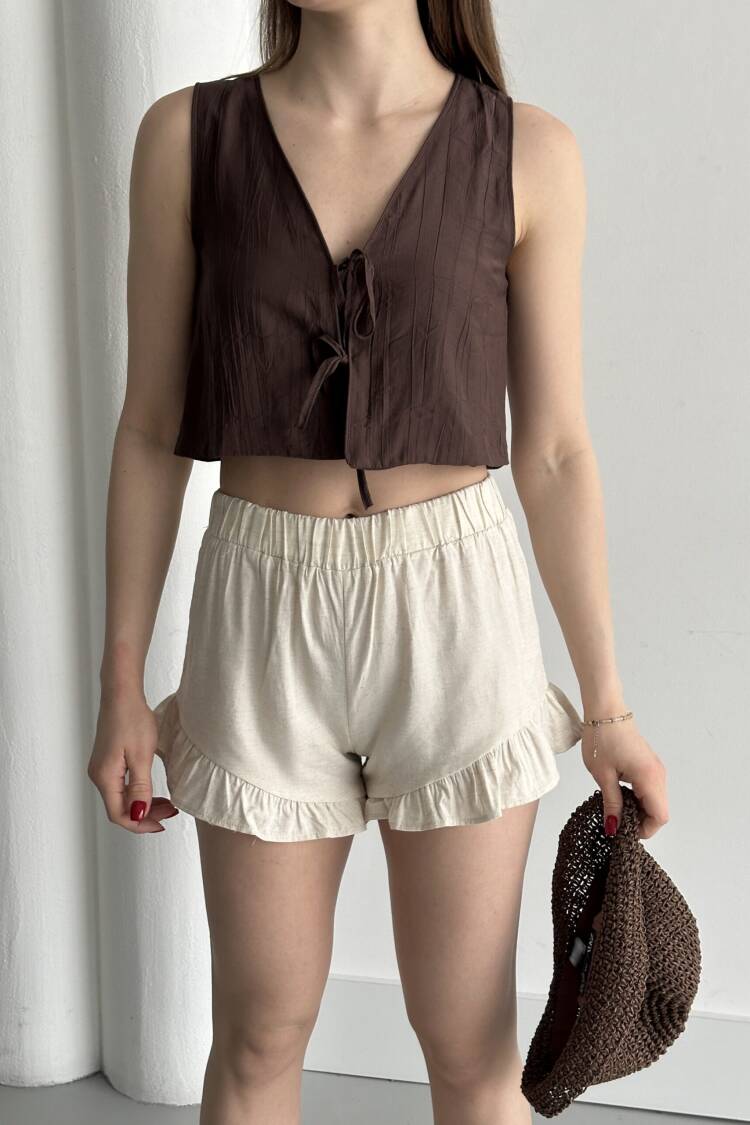 Pleated Shorts
