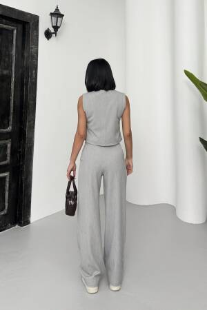 Cross Collar Polyviscose Suit - My Fashion - Globality Store - Women Clothes Wholesale Turkey