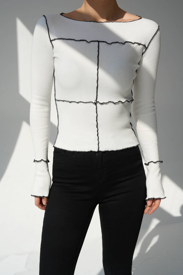 Piece Blouse - Multicolor - Qustyle - Globality Store - Women Clothes Wholesale Turkey