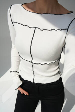 Piece Blouse - Multicolor - Qustyle - Globality Store - Women Clothes Wholesale Turkey
