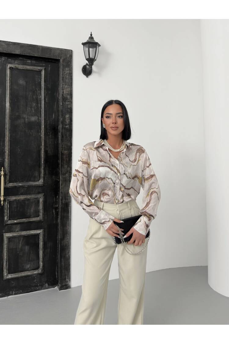 Seagull Pattern Shirt