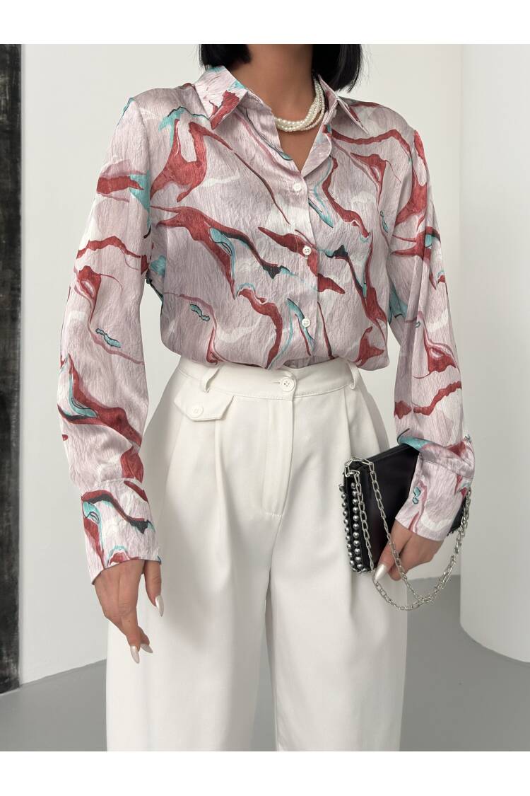 Seagull Pattern Shirt