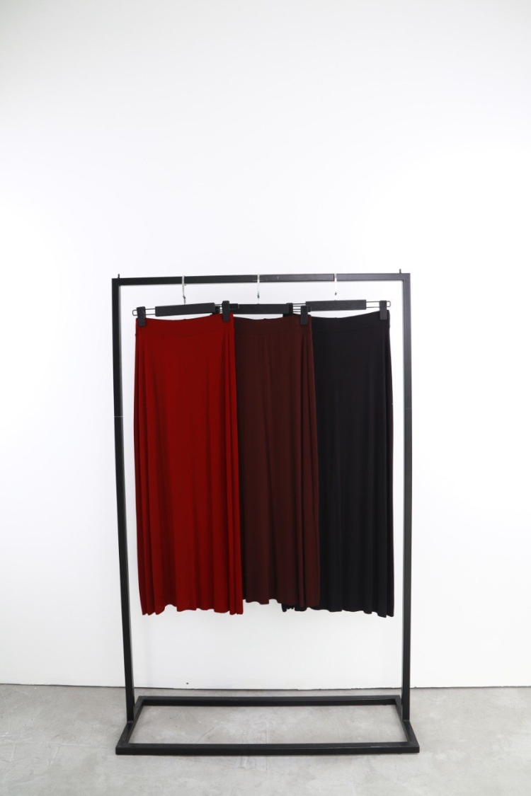 Maxi Skirt - Burgundy - Cream Rouge - Globality Store - Women Clothes Wholesale Turkey