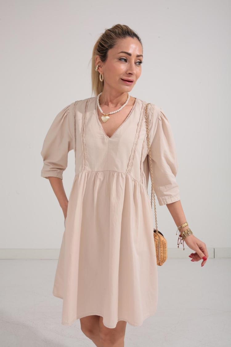 Dress Mini Collar Lace