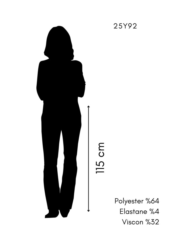 Poly Viscose Full Lycra Back Waist Rubber Detailed Palazzo Pants
