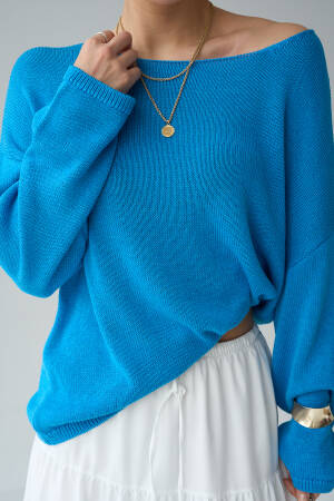 Long Sleeve Plain Sweater - Qustyle - Globality Store - Women Clothes Wholesale Turkey