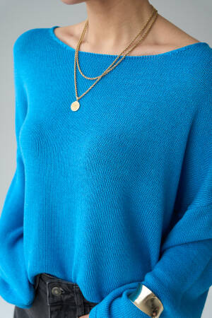 Long Sleeve Plain Sweater - Qustyle - Globality Store - Women Clothes Wholesale Turkey