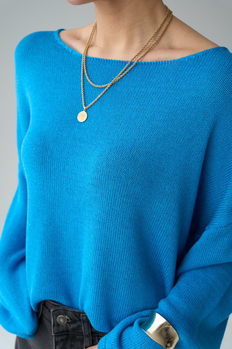 Long Sleeve Plain Sweater