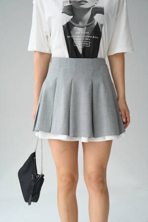 Buttoned Skirt - Qustyle - Globality Store - Women Clothes Wholesale Turkey