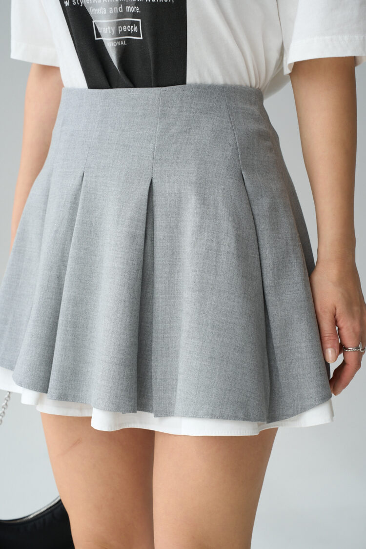 Buttoned Skirt