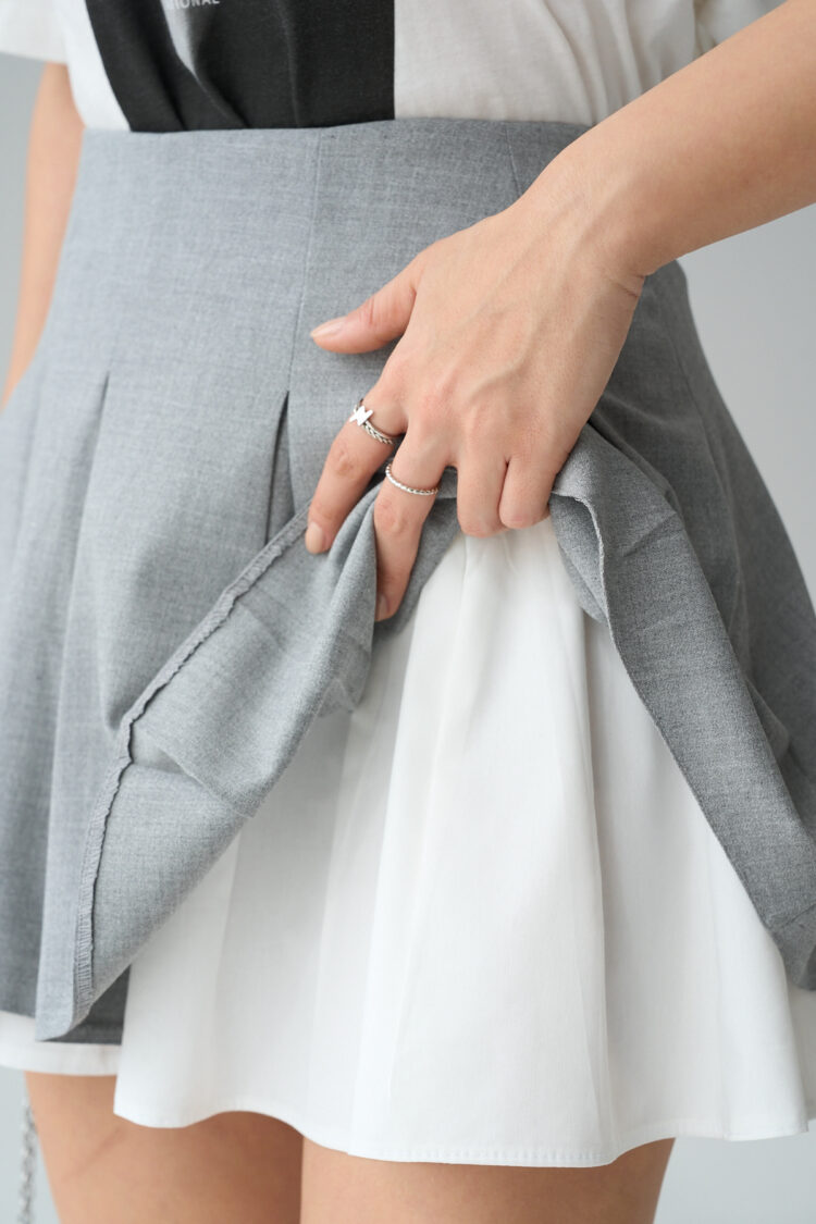 Buttoned Skirt