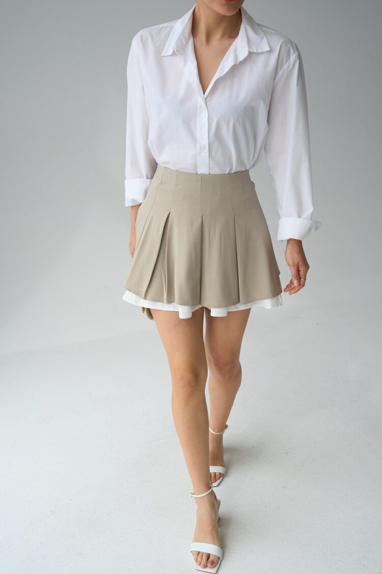 Buttoned Skirt