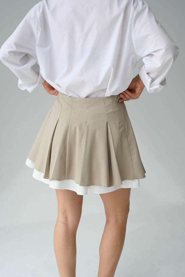 Buttoned Skirt