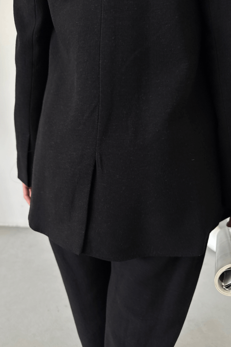 Linen Jacket And Pants Set