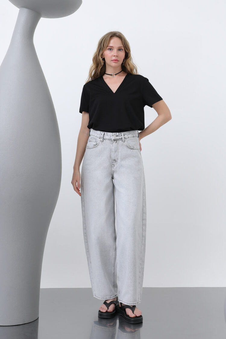 Women's Loose Denim Pants - SOUL - Globality Store - Women Clothes Wholesale Turkey