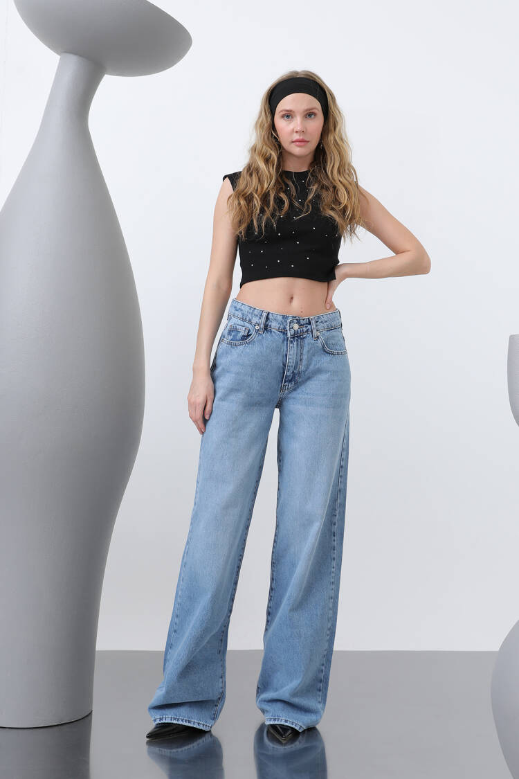 Women's Denim Pants - SOUL - Globality Store - Women Clothes Wholesale Turkey