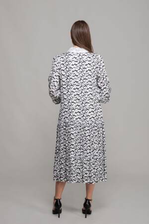 Shirt Collar Zipper Dress - GUMANIZE - Globality Store - Women Clothes Wholesale Turkey