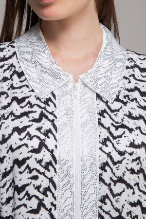 Shirt Collar Zipper Dress - GUMANIZE - Globality Store - Women Clothes Wholesale Turkey
