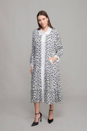 Shirt Collar Zipper Dress - GUMANIZE - Globality Store - Women Clothes Wholesale Turkey