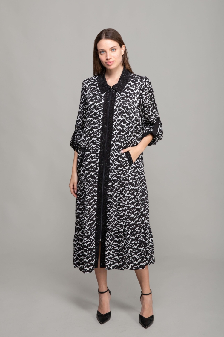 Shirt Collar Zipper Dress - GUMANIZE - Globality Store - Women Clothes Wholesale Turkey