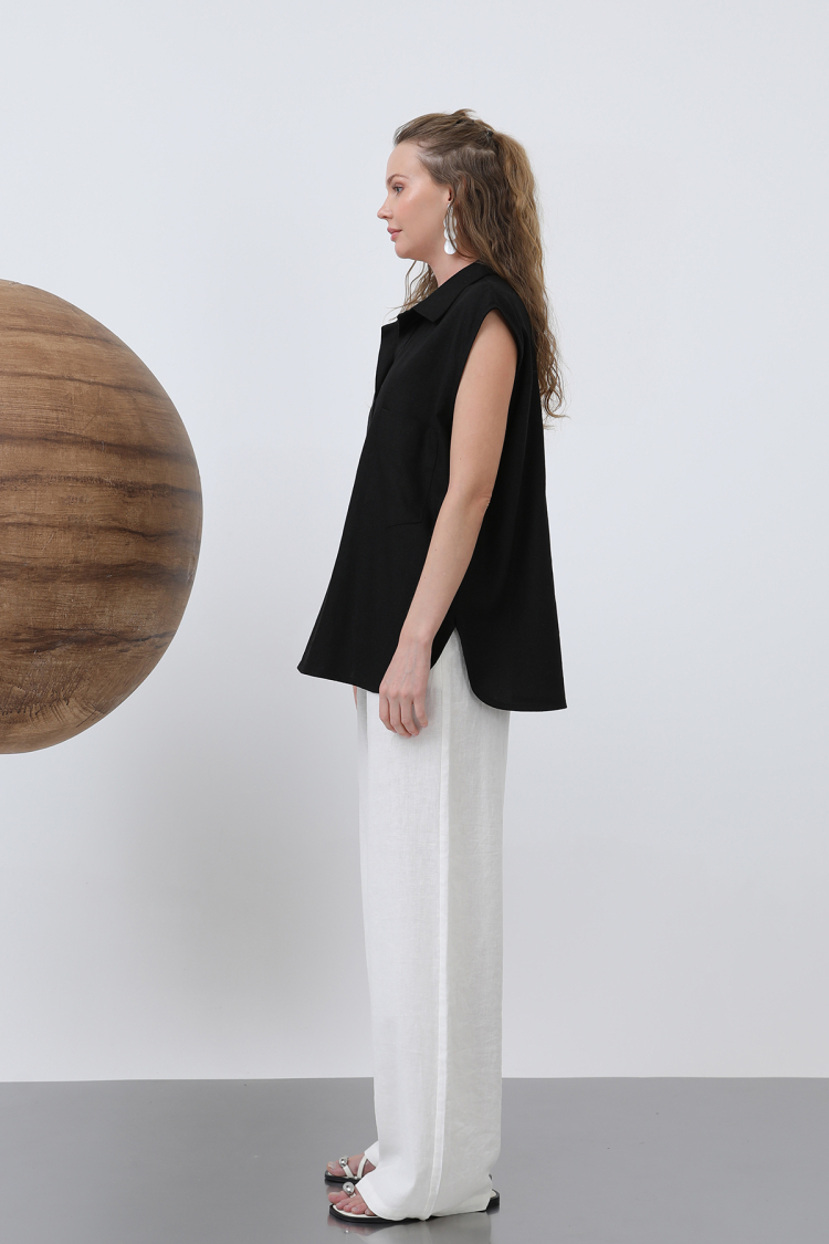 Women's V-Neck Blouse