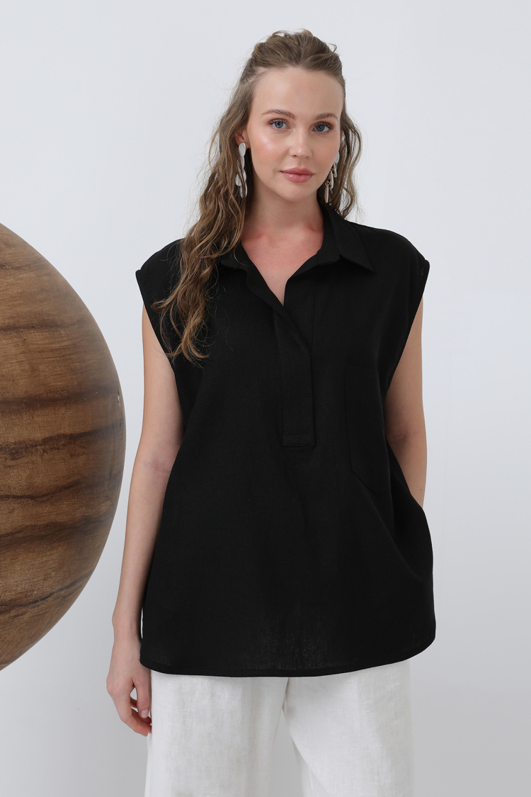 Women's V-Neck Blouse