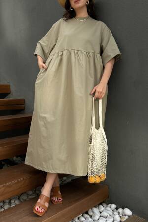 Top Combed Knit Oversize Long Dress 27258 - First Angels - Globality Store - Women Clothes Wholesale Turkey