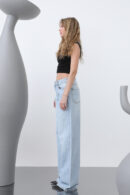 Women's Basic Loose Denim Pants - SOUL - Globality Store - Women Clothes Wholesale Turkey
