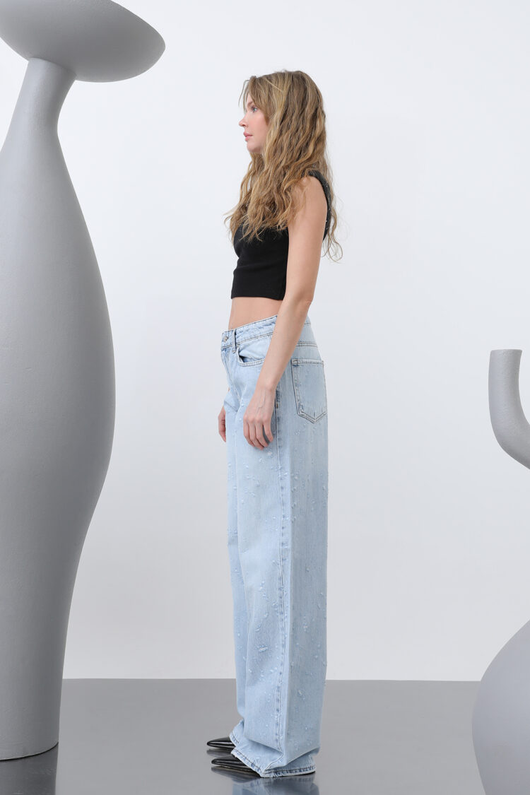 Women's Basic Loose Denim Pants