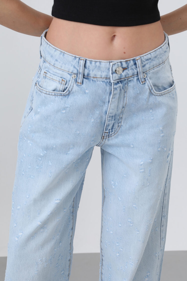 Women's Basic Loose Denim Pants