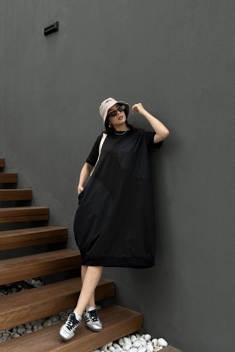 Amber Garnished Dress 29070 - First Angels - Globality Store - Women Clothes Wholesale Turkey