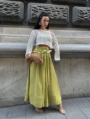 Oil100% Modal Long Skirt 29078 - First Angels - Globality Store - Women Clothes Wholesale Turkey